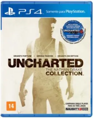 Uncharted - The Nathan Drake Collection - PS4 - R$ 72