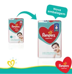 (Menos de 50 centavos a tira) - Fraldas pampers supersec P, M, G, XG e XGG com 35%off com o cupom no Submarino