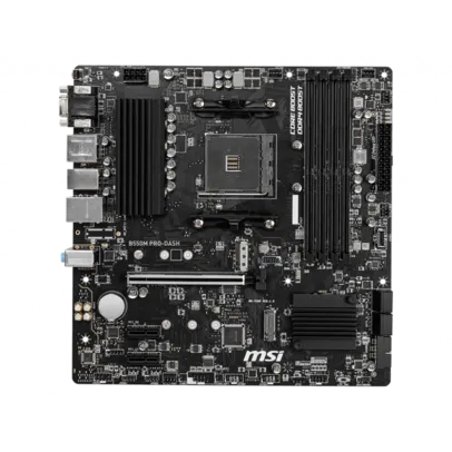 Placa Mãe MSI B550M PRO DASH, Chipset B550, AM4, mATX, DDR4