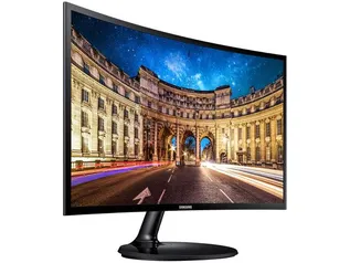 [App/MagaluPay] Monitor para PC Full HD Samsung LED Curvo 27” - C27F390F