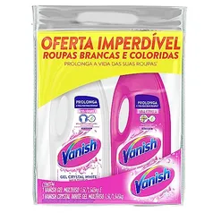 [REC] Vanish Multiuso para roupas brancas e coloridas - Tira Manchas Gel, 2 unidades de 1,5L