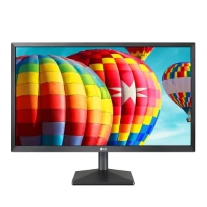 Monitor Widescreen LG 23.8" Full HD, LED IPS, 75Hz, 5ms, FreeSync, HDMI, 24MK430H, Preto