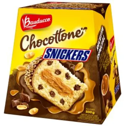 Chocottone BAUDUCCO Sabor Snickers 500g - R$ 13