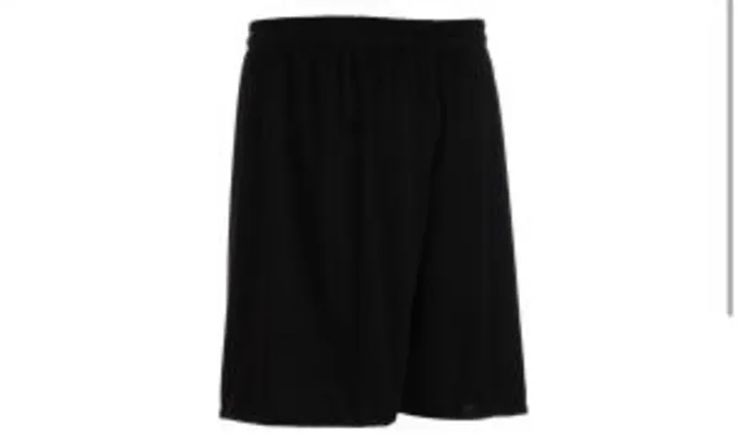 Short Futebol Masculino Preto Dry Esporte | R$12,98