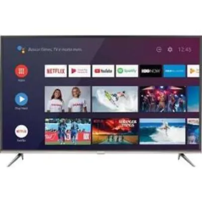 Smart TV Led 50" Semp SK8300 4K HDR Chromecast Integrado | R$ 2000