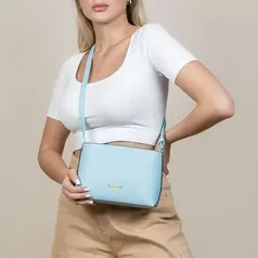 Bolsa Pequena Colorida com Alça Transversal - Rafitthy - Azul Capri