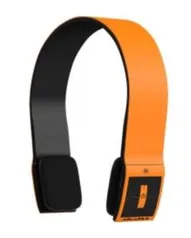 Headphone Aquarius Laranja Bluetooth Com Microfone R$49