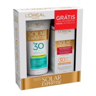 Protetor Solar L'oréal Solar Expertise Supreme Protect FPS 30 - 200ml + Solar Expertise Facial Antirrugas 25g - R$26