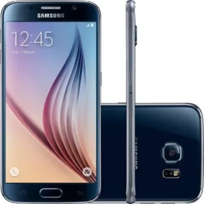 Samsung Galaxy S6 32GB 4G Android 5.0 Tela 5.1" Câmera 16MP - Preto 