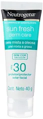 Protetor Solar Sun Fresh Oily Skin sem Cor Fps 30, Neutrogena