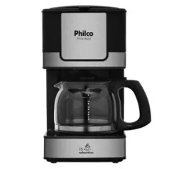 Cafeteira Eletrica Philco PH16 15 Xicaras em Aco Escovado e Preta - R$59,90