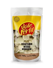 (SUPER) Cogumelo Champignon em Conserva Inteiro Vale Fértil Sachê 160g