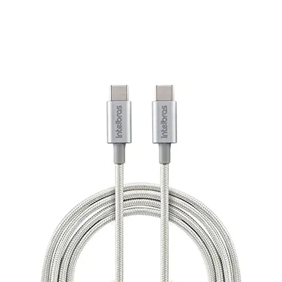 [Super R$21,5] Cabo USB-C em nylon 1,5m Intelbras EUCC 15NB Branco