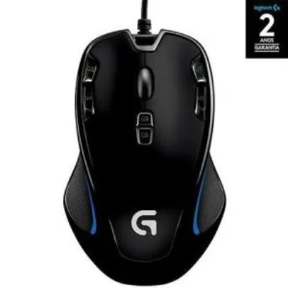 Mouse Gamer G300s 2.500 DPI PC - Logitech com 55% OFF - R$80