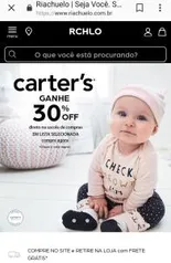 Carter's com 30% de desconto