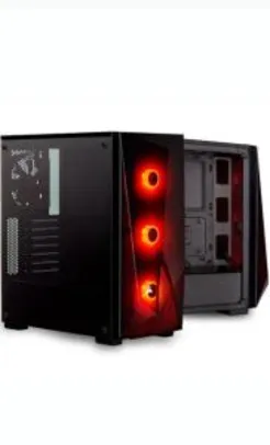 Gabinete Gamer Corsair Carbide Series Spec Delta RGB, Mid-Tower, 3 Fans, Vidro Temperado, Preto | R$440