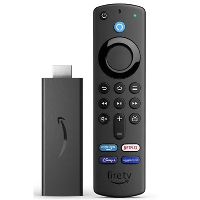 Fire TV Stick com Controle Remoto por Voz com Alexa Streaming em Full HD | R$314