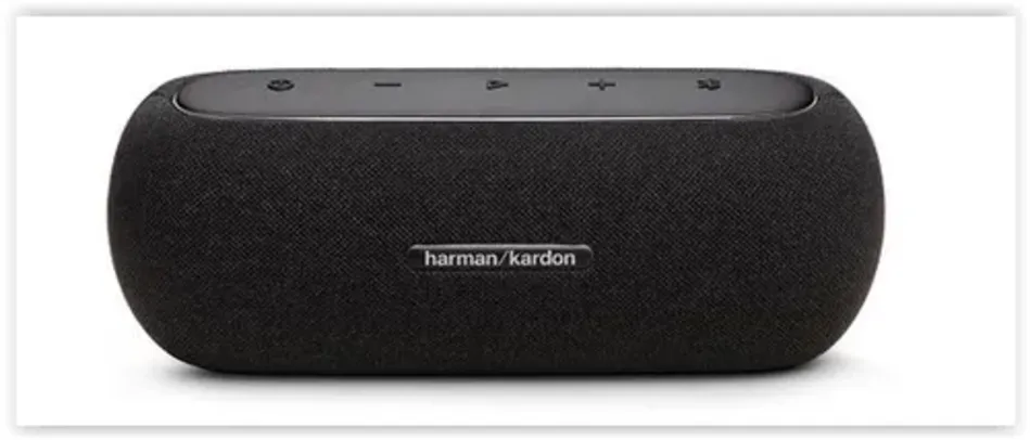 Caixa de Som Harman Kardon Luna Preta IP67 à Prova d'Água e Poeira