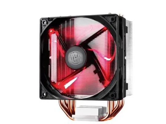 [Cliente Ouro] Cooler para Processador Intel AMD LED Vermelho - Cooler Master Hyper 212 LED | R$136