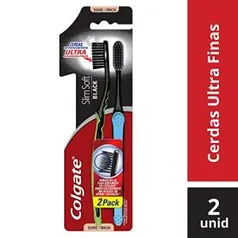 [PRIME] Escova Dental Colgate Slim Soft Black 2Unid | R$14,31 Na assinatura