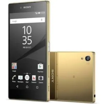 Smartphone Sony Xperia Z5 Premium Ouro com 32GB, Tela 5.5", Camera 23MP, Android 5.1 R$1.214