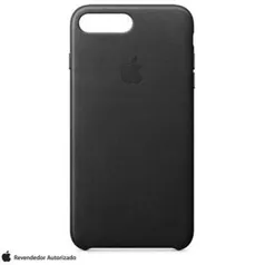 Capa para iPhone 7 e 8 Plus de Couro Preto - Apple