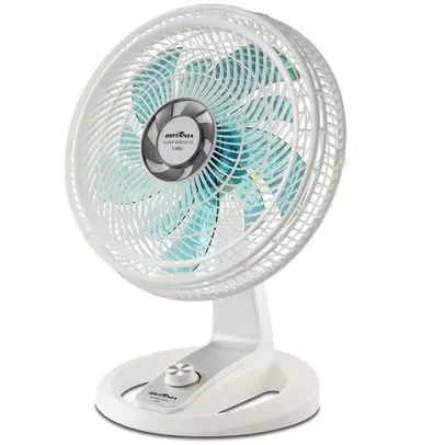 Ventilador Britânia 160W | 220v | 50cm Ø BVT495ba Super Ventus 10 Turbo Branco