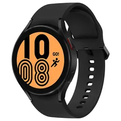 Smartwatch Samsung Galaxy Watch4 BT 44mm Preto Tela Super AMOLED de 1.4", Bluetooth, Wi-Fi, GPS, NFC