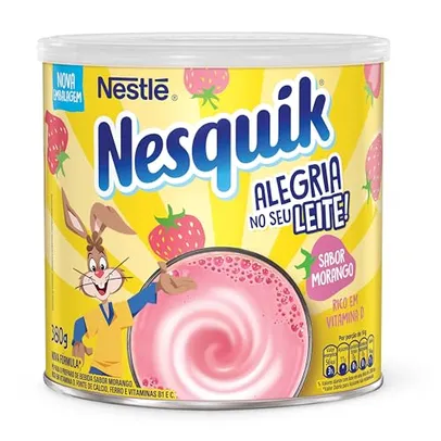 [REC] Nesquik Achocolatado Em Pó Morango 380G