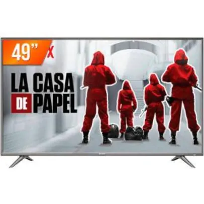 [APP] Smart TV LED 49" Semp 4K HDR 49SK6200 | R$1.565