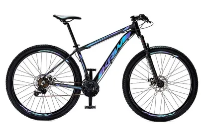 Foto do produto Bicicleta Aro 29 KRW Alumínio Shimano 24 Velocidades Freio A Disco Suspensão Mountain Bike S4