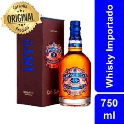 Whisky Chivas Regal 18 Anos 750 ml R$255