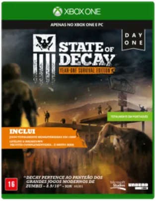 [Saraiva] State Of Decay - Year One Survival - Day One Edition - Xbox One por R$ 36