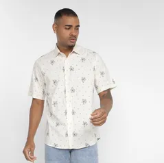 Camisa Manga Curta Milano Estampada Masculina