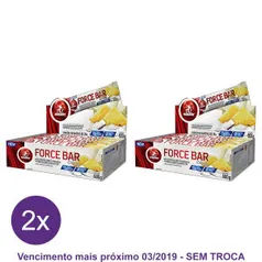 Kit 2x Barra de Proteína Force Bar Crisp - Midway 20 Unidades R$34