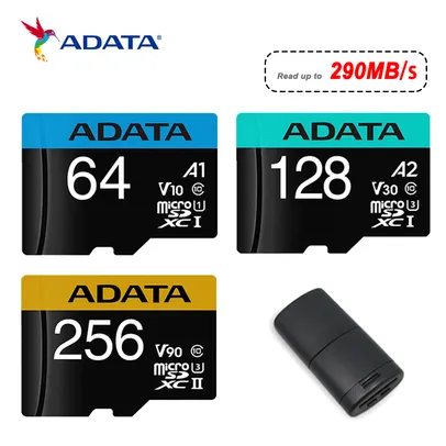 [Conta Nova R$9,36] Adata Micro SD TFT 64gb Cartão De Memória 32gb 