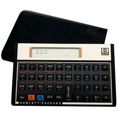 Calculadora Financeira HP 12C Gold, 120 Funções, Visor LCD, RPN e ALG R$330