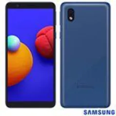 Samsung Galaxy A01 Core Azul, com Tela Infinita de 5.3", 4G, 32 GB e Câmera de 8 MP - R$489