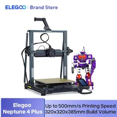 [Do BR] ELEGOO-NEPTUNE 4 PLUS Impressora 3D FDM Build Volume 320x320x385mm