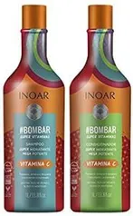 Inoar Kit Shampoo e Condicionador Bombar Super Vitaminas, 1 Litro | R$ 33