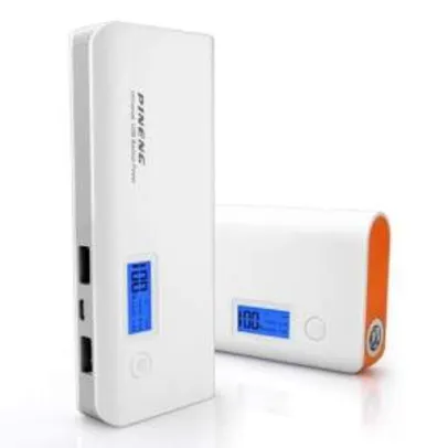 Bateria Externa Power Bank Pineng 10000 Mah (Universal Usb) Pn-968 por R$ 30