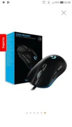 Mouse Gamer Logitech G403 Prodigy RGB USB Preto - R$189