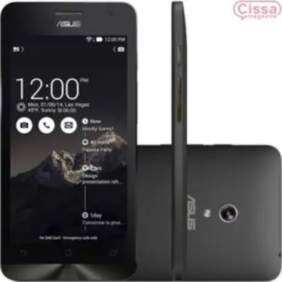 [CISSA MAGAZINE] Smartphone Asus Zenfone 5 16GB 1.6 GHz A501 Desbloqueado Preto Android 4.3, Memória Interna 16GB, Câmera 8MP, Tela 5” - R$800