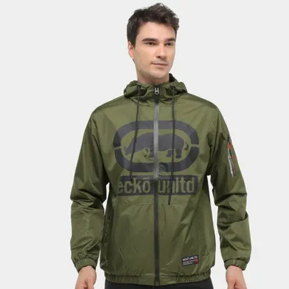 [APP] Jaqueta Corta Vento Ecko Unltd Style Masculina - Verde Militar | R$ 110,50