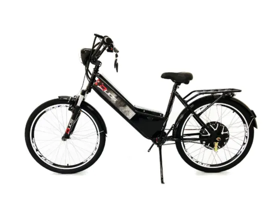 Bicicleta Elétrica Confort 800W 48V 15Ah Preta