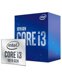 Intel Core i3-10100F Cache 6MB 3.6GHz LGA 1200 | R$ 605