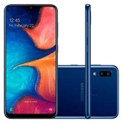 Smartphone Samsung Galaxy A20, 32Gb - R$1029