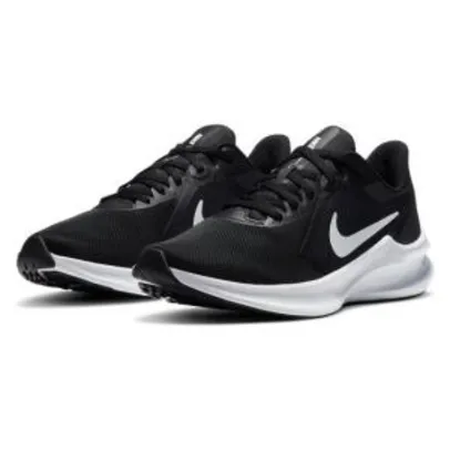 Tênis Nike Downshifter 10 Feminino - Preto e Branco | R$150