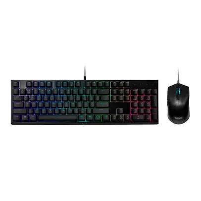 Kit Teclado E Mouse Cooler Master Ms111 RGB, MS-111-KKMF1-BR | R$250