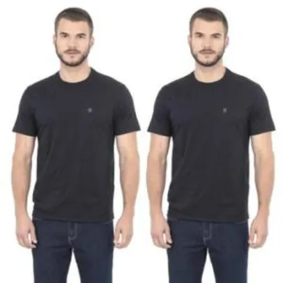 Kit Camisetas Polo Wear Básicas Com 2 Peças Masculinas | R$ 25